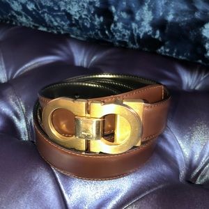 Men’s brown Ferragamo belt
